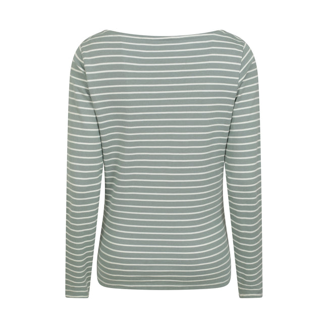 Khaki Green - Back - Mountain Warehouse Womens-Ladies St Ives Crew Neck Top