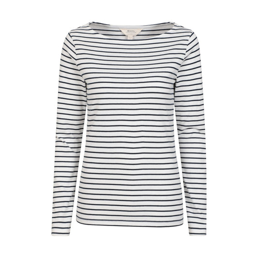 Cream - Front - Mountain Warehouse Womens-Ladies St Ives Crew Neck Top