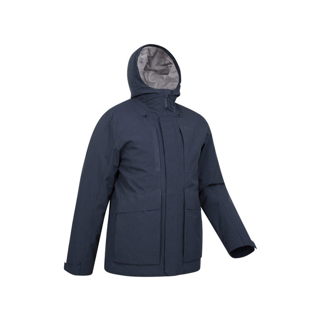 Navy - Lifestyle - Mountain Warehouse Mens Tempest Waterproof Padded Jacket