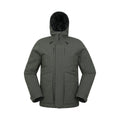 Khaki Green - Front - Mountain Warehouse Mens Tempest Waterproof Padded Jacket