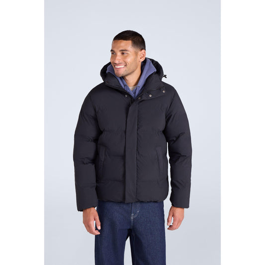 Black - Front - Animal Mens Nimbus Padded Jacket