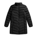 Jet Black - Front - Animal Womens-Ladies Frankie Longline Padded Jacket