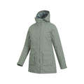 Khaki Green - Side - Mountain Warehouse Womens-Ladies Ranger Water Resistant Padded Parka