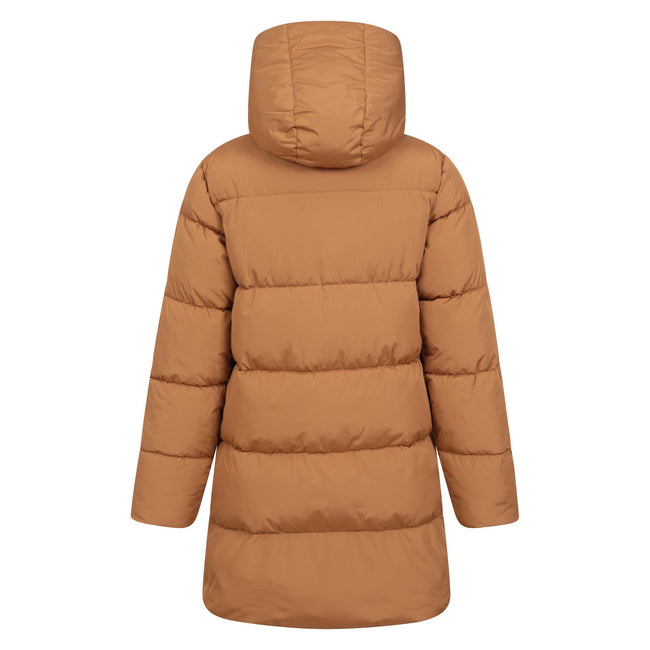 Mustard - Back - Mountain Warehouse Childrens-Kids Theo Water Resistant Long Padded Jacket