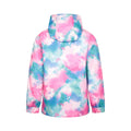 Blue - Back - Mountain Warehouse Childrens-Kids Aries Watercolour 3 in 1 Waterproof Jacket