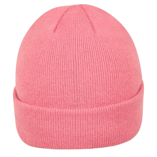 Pink - Back - Mountain Warehouse Childrens-Kids Thinsulate Fleece Beanie & Gloves Set