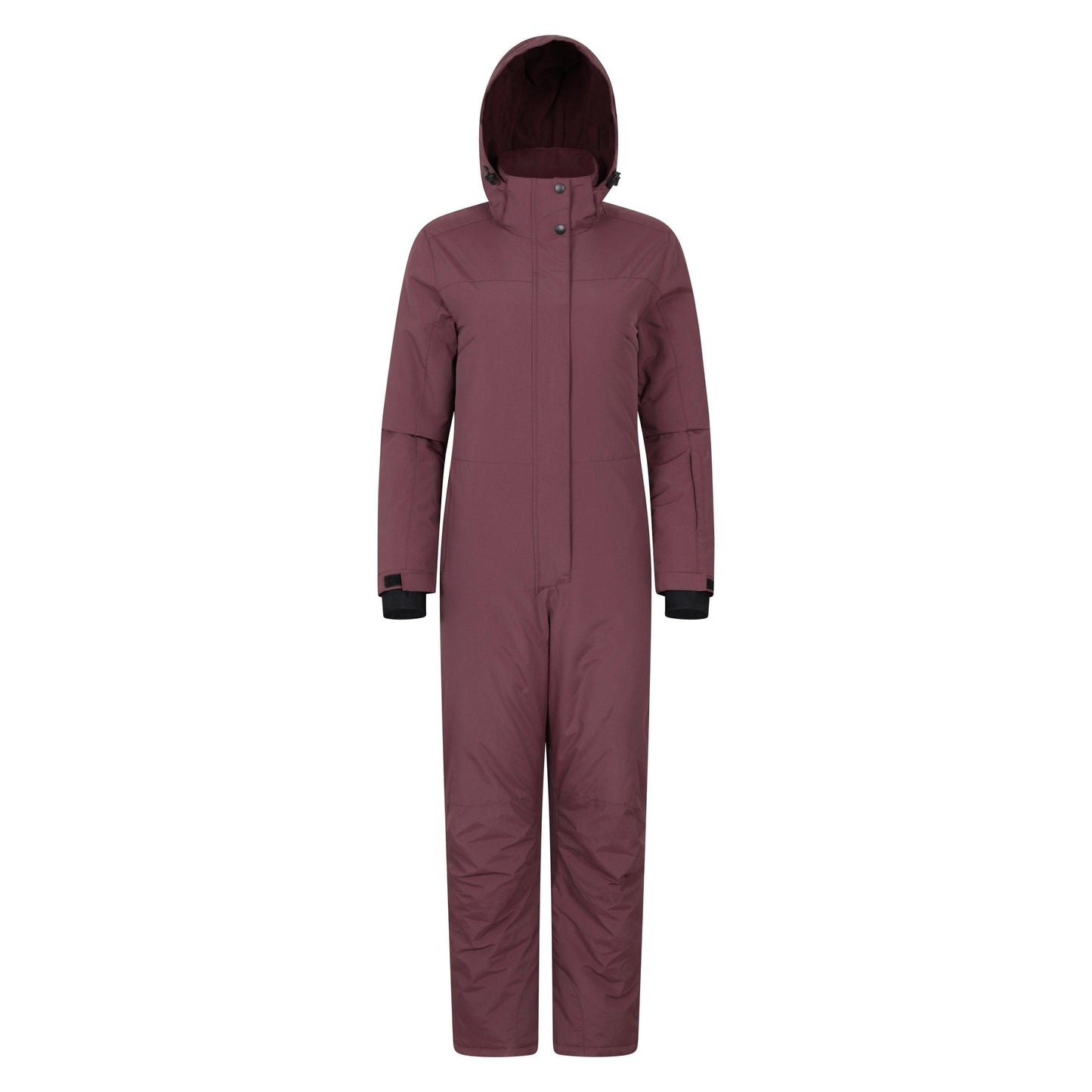 Dark Purple - Front - Mountain Warehouse Womens-Ladies Cloud Abstract Ski Suit