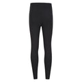 Black - Back - Mountain Warehouse Womens-Ladies Borg Lined Thermal Leggings