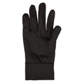 Black - Front - Mountain Warehouse Unisex Adult Touch Screen Glove Liner