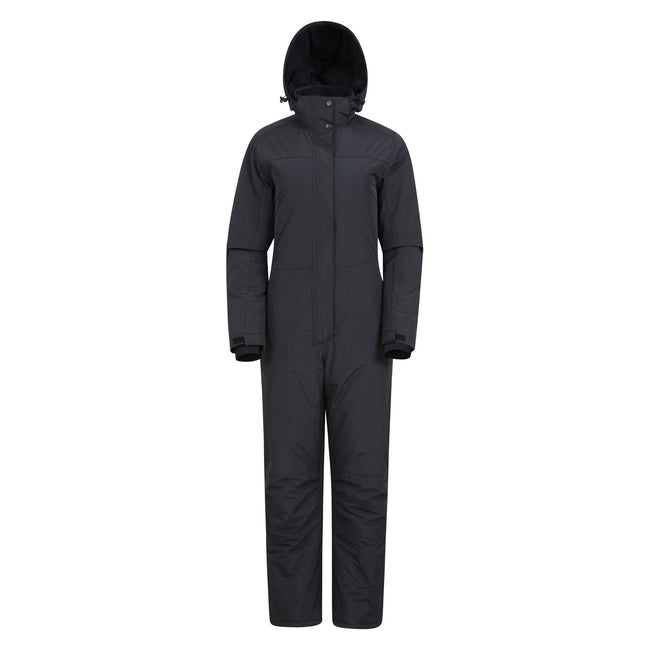 Black - Front - Mountain Warehouse Womens-Ladies Cloud Ski Suit