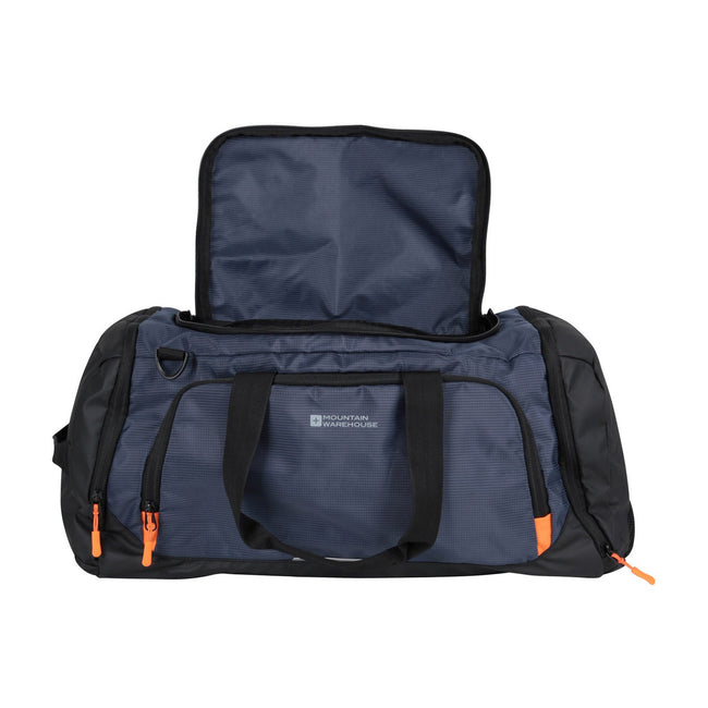 Blue - Close up - Mountain Warehouse Logo 40L Duffle Bag