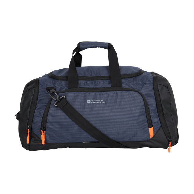 Blue - Front - Mountain Warehouse Logo 40L Duffle Bag