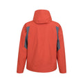 Orange - Back - Mountain Warehouse Mens Mist 3 in 1 Waterproof Jacket