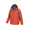 Orange - Side - Mountain Warehouse Mens Mist 3 in 1 Waterproof Jacket
