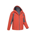 Orange - Lifestyle - Mountain Warehouse Mens Mist 3 in 1 Waterproof Jacket