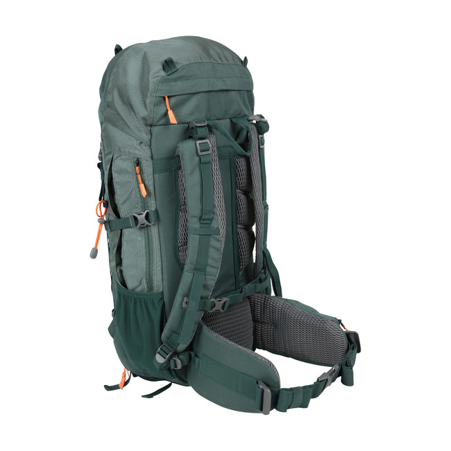 Khaki Green - Back - Mountain Warehouse Montana 40L Hiking Backpack