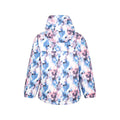 Purple - Back - Mountain Warehouse Childrens-Kids Polar Zone Printed Jacket & Salopettes Set