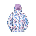 Purple - Front - Mountain Warehouse Childrens-Kids Polar Zone Printed Jacket & Salopettes Set