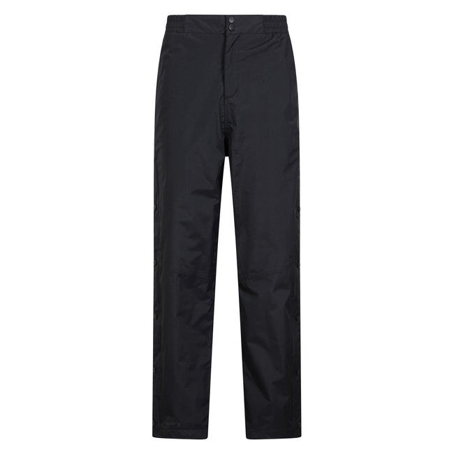 Black - Front - Mountain Warehouse Mens Extreme Downpour Waterproof Trousers