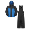 Navy - Front - Mountain Warehouse Childrens-Kids Polar Zone Jacket and Ski Pant Set