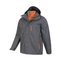 Charcoal - Side - Mountain Warehouse Mens Bracken Extreme 3 in 1 Waterproof Jacket