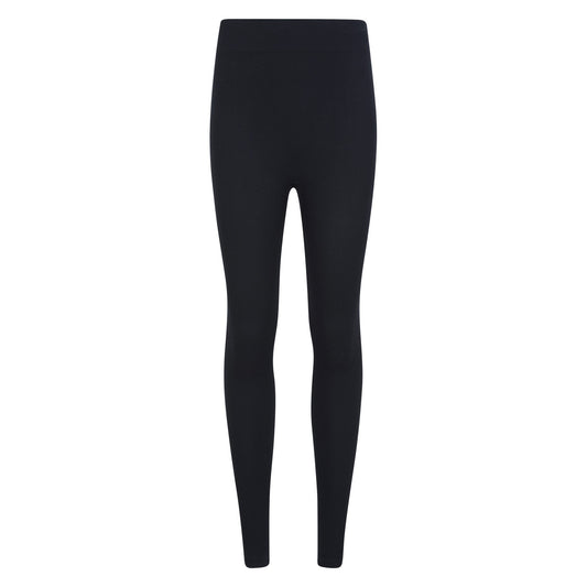 Black - Front - Mountain Warehouse Womens-Ladies Carmel Ribbed Seamless Thermal Bottoms
