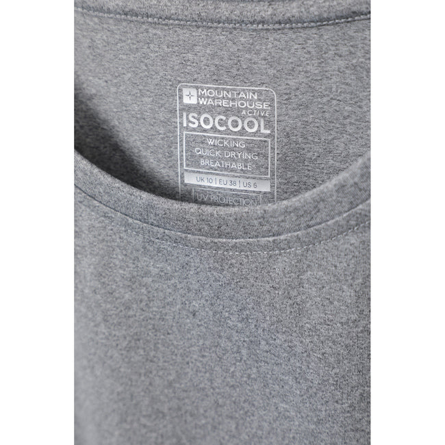 Grey - Lifestyle - Mountain Warehouse Womens-Ladies Breeze Recycled T-Shirt