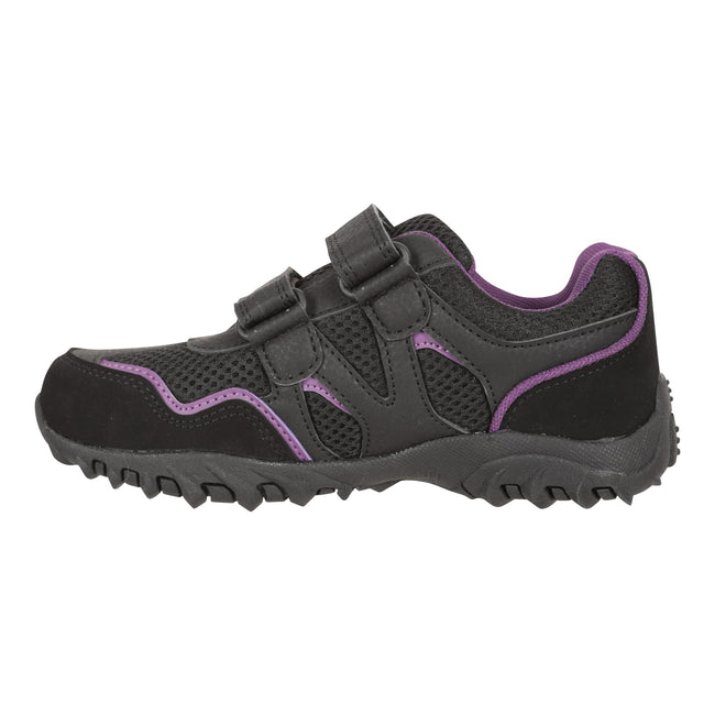 Black-Purple - Lifestyle - Mountain Warehouse Childrens-Kids Mars Non Marking Trainers