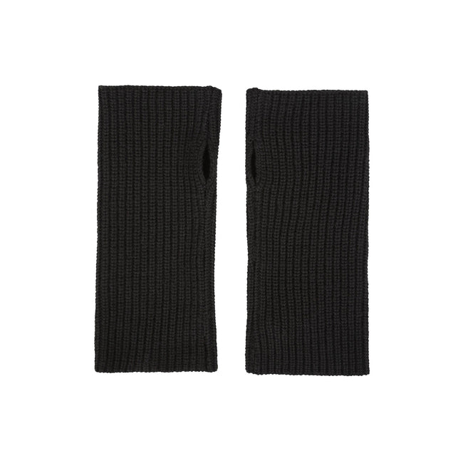 Black - Lifestyle - Mountain Warehouse Womens-Ladies Merino Wool Knitted Hand Warmer