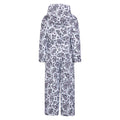 Lilac - Back - Mountain Warehouse Childrens-Kids Cloud Leopard Print Snowsuit