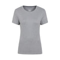Grey - Front - Mountain Warehouse Womens-Ladies Breeze Recycled T-Shirt