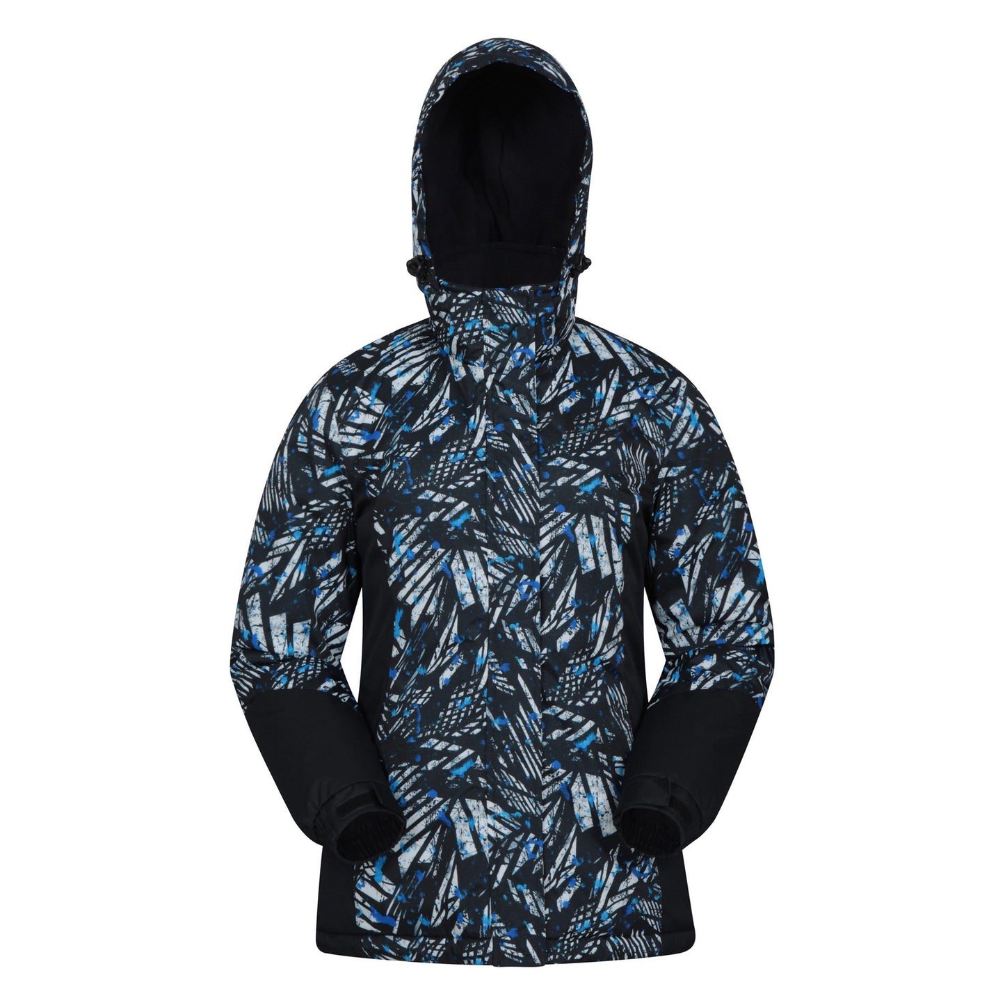 Dark Grey - Pack Shot - Mountain Warehouse Womens-Ladies Dawn Printed Ski Jacket