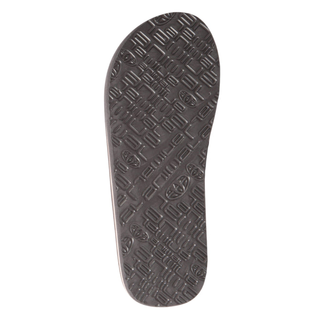 Grey - Side - Animal Womens-Ladies Swish Flip Flops