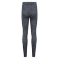 Grey - Back - Mountain Warehouse Womens-Ladies Talus Leopard Print Thermal Leggings