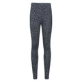 Grey - Front - Mountain Warehouse Womens-Ladies Talus Leopard Print Thermal Leggings