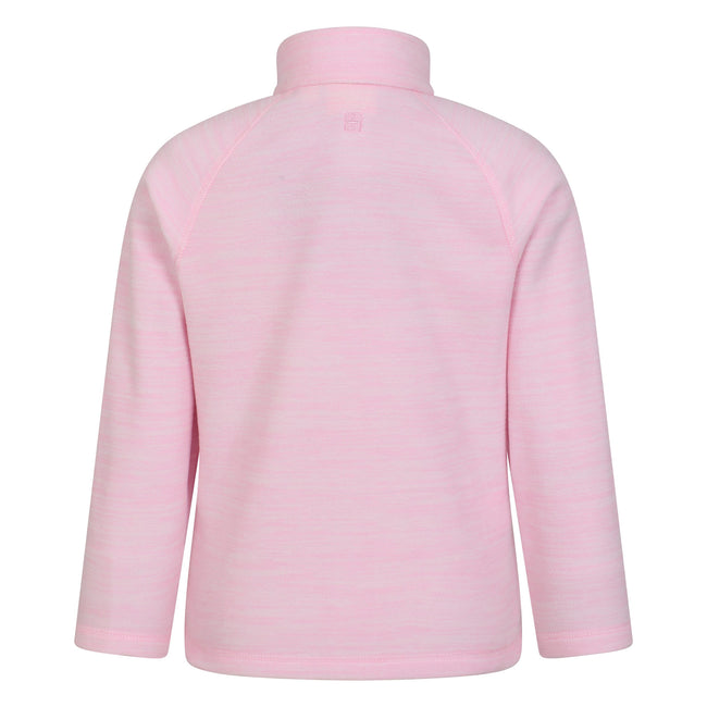 Light Pink - Back - Mountain Warehouse Childrens-Kids Snowdonia Fleece Jacket