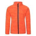 Orange - Front - Mountain Warehouse Childrens-Kids Snowdonia Fleece Jacket