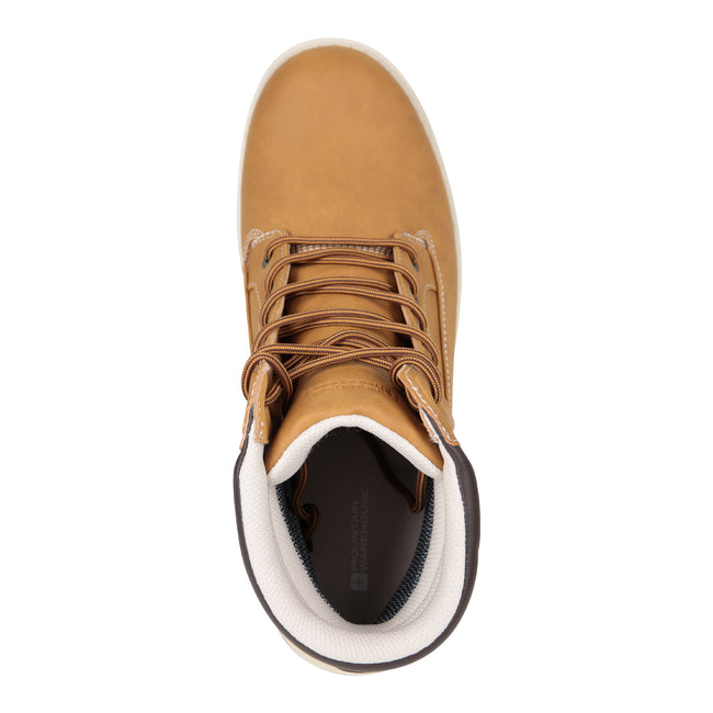 Tan - Pack Shot - Mountain Warehouse Mens Kenmore Waterproof Walking Boots
