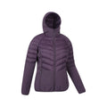 Purple - Side - Mountain Warehouse Womens-Ladies Agile Padded Soft Shell Jacket