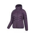 Purple - Lifestyle - Mountain Warehouse Womens-Ladies Agile Padded Soft Shell Jacket