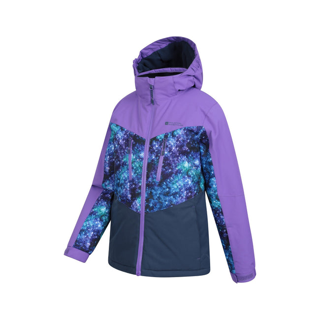 Purple - Lifestyle - Mountain Warehouse Childrens-Kids Storm II Waterproof Ski Jacket