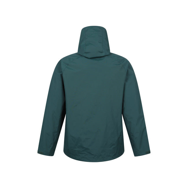 Dark Green - Back - Mountain Warehouse Mens Gateley Waterproof Jacket