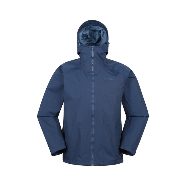 Navy - Front - Mountain Warehouse Mens Gateley Waterproof Jacket
