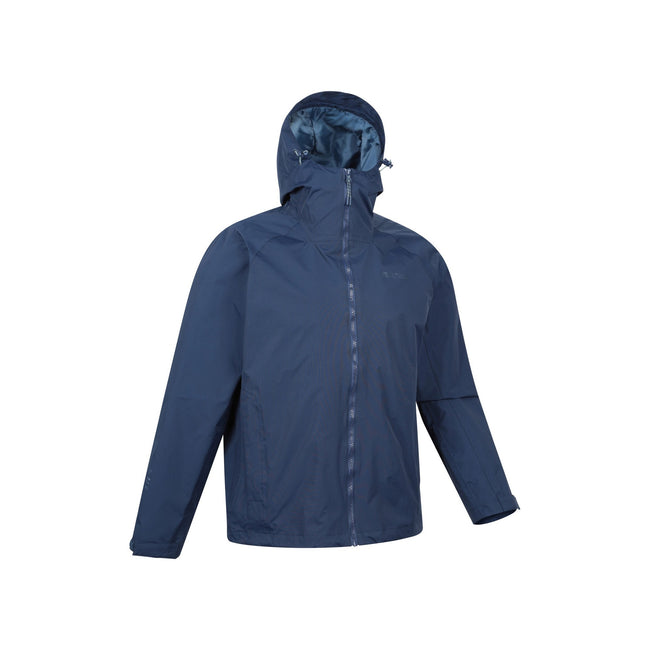 Navy - Side - Mountain Warehouse Mens Gateley Waterproof Jacket