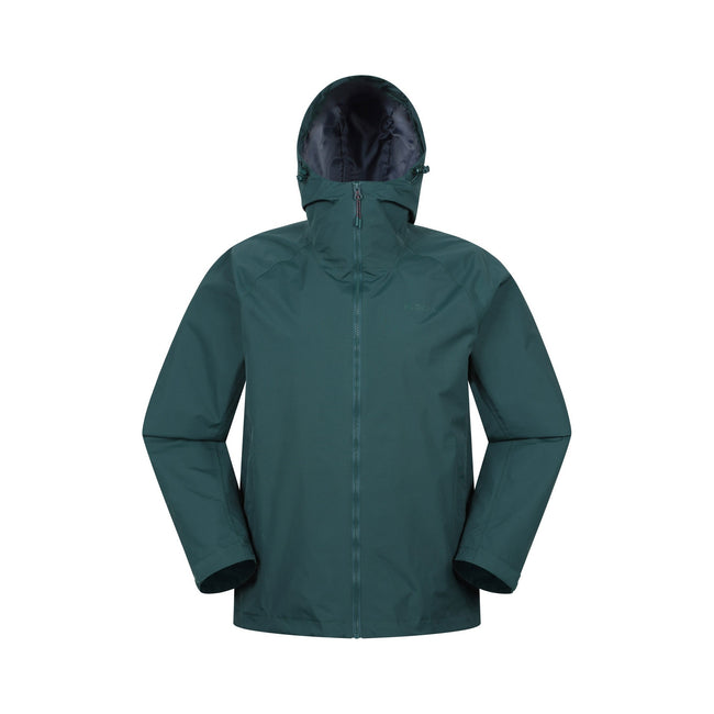 Dark Green - Front - Mountain Warehouse Mens Gateley Waterproof Jacket