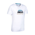 White - Back - Mountain Warehouse Mens Discover Organic Cotton T-Shirt