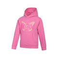 Bright Pink - Lifestyle - Mountain Warehouse Childrens-Kids Brave Butterfly Hoodie