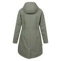Khaki Green - Back - Mountain Warehouse Womens-Ladies Polperro Lightweight Padded Waterproof Jacket