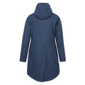 Navy - Back - Mountain Warehouse Womens-Ladies Polperro Lightweight Padded Waterproof Jacket