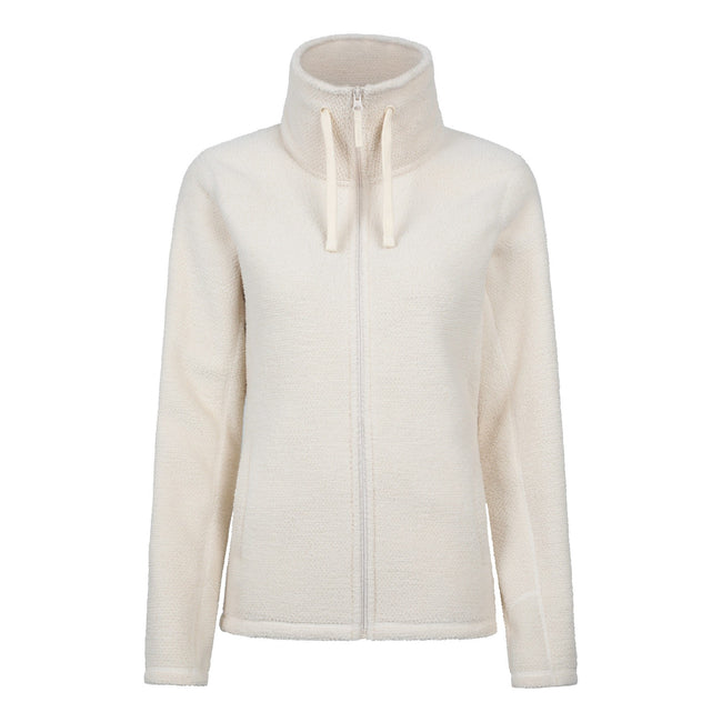 Beige - Front - Mountain Warehouse Womens-Ladies Arnes Full Zip Fleece Jacket